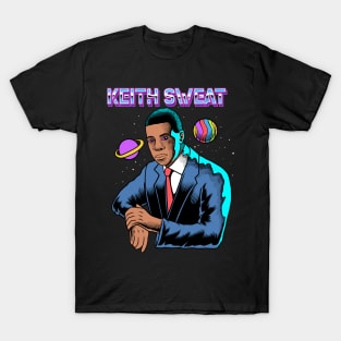 Keith Sweat - 90's Space Design T-Shirt